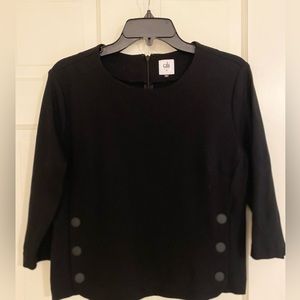 CAbi black utility too with side snaps